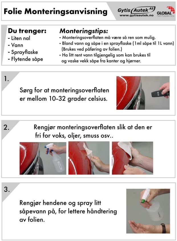 Bakfangerbeskytter. Folie. PPF Xpeng G9 2023->