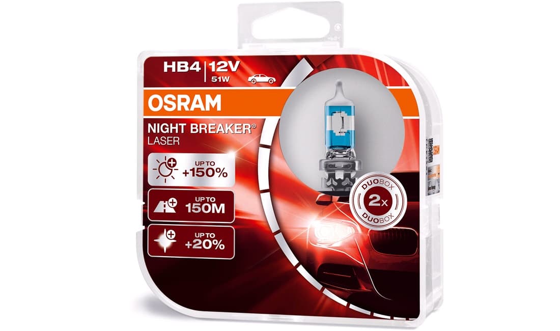 Osram Night Breaker Laser HB4 Duo Box