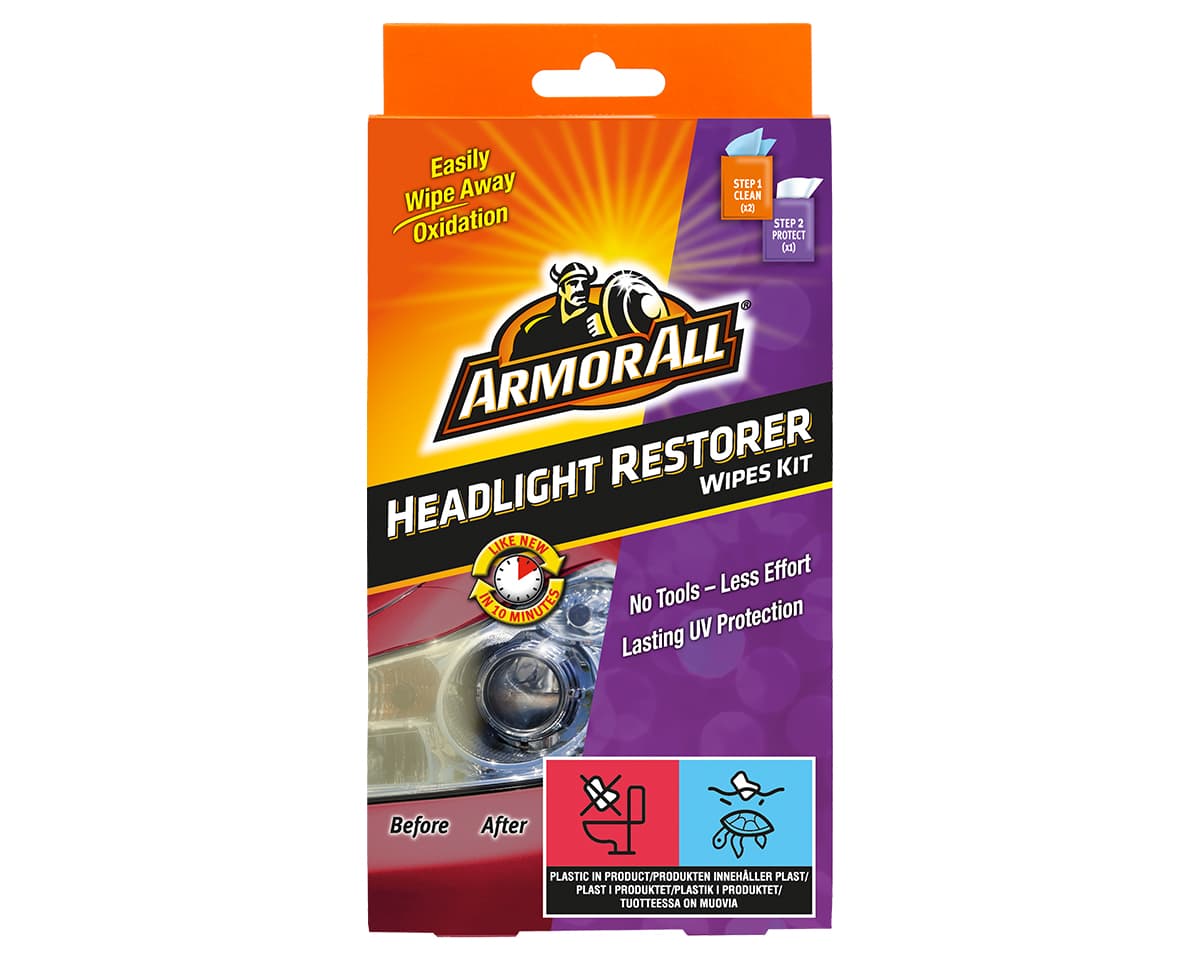 Armor All Headlight Restorer Wipes Kit