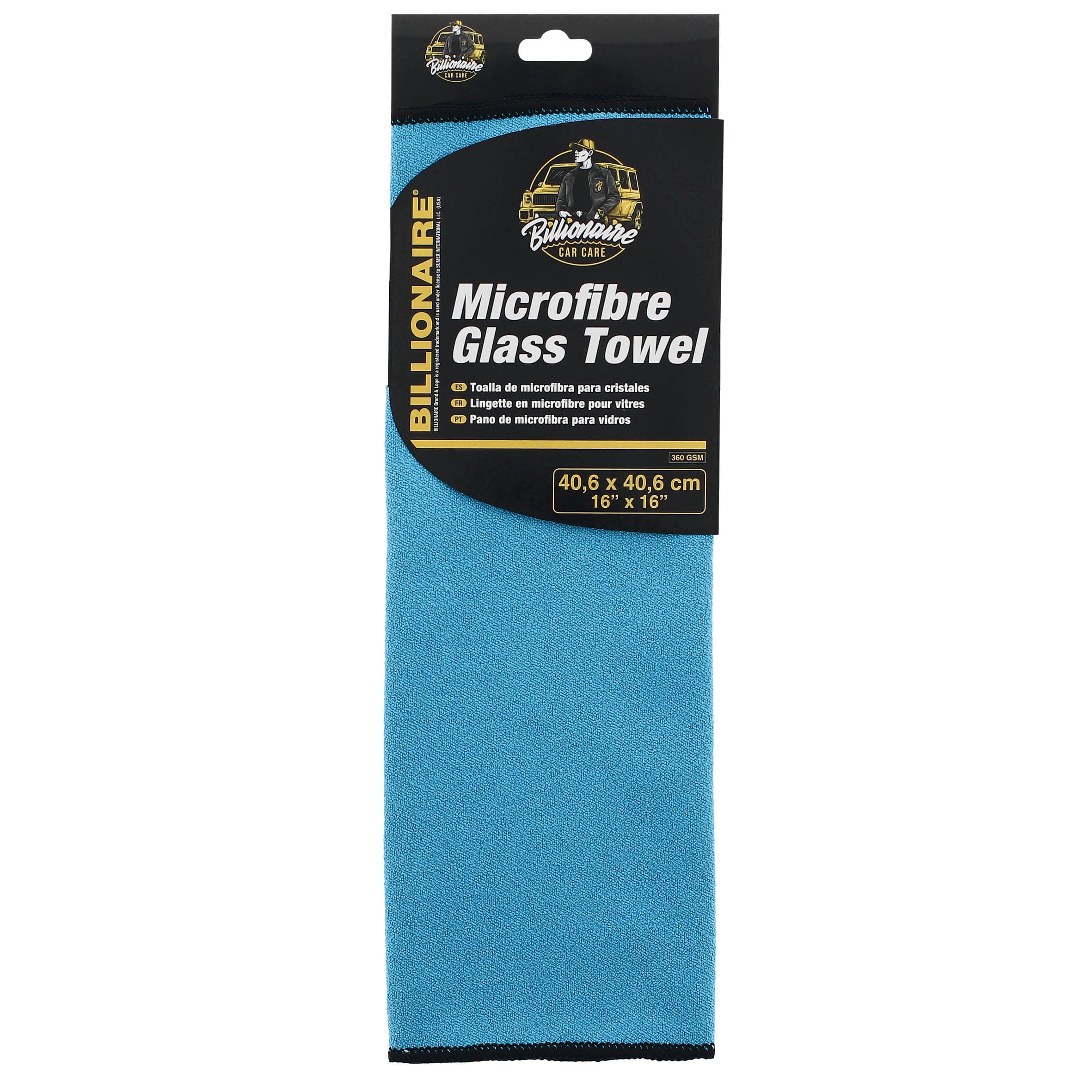 MICROFIBRE GLASS TOWEL 40x40 CM 1PC