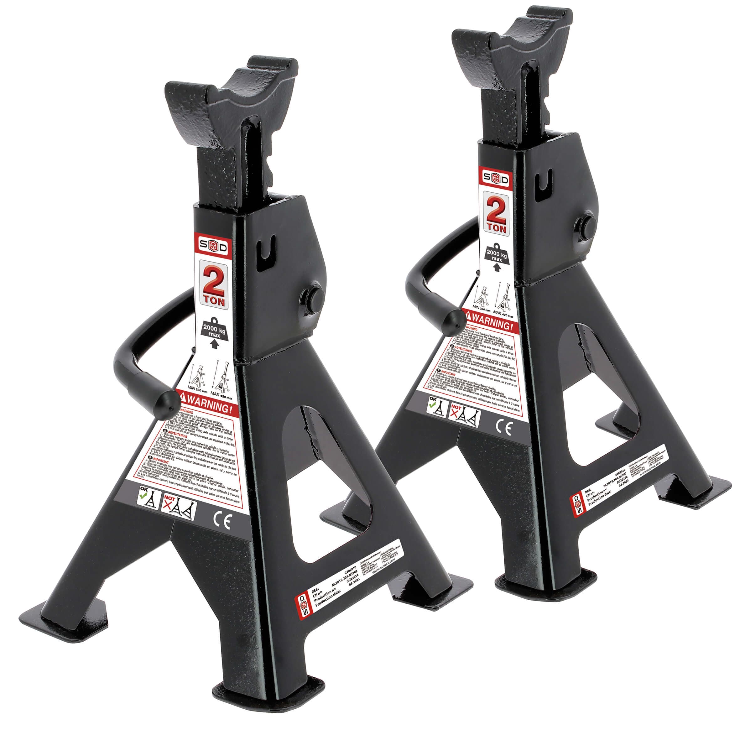 JACK STANDS 2TN. TÜV/GS. 2PC