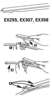 Trico ExactFit viskerblad bak 250MM